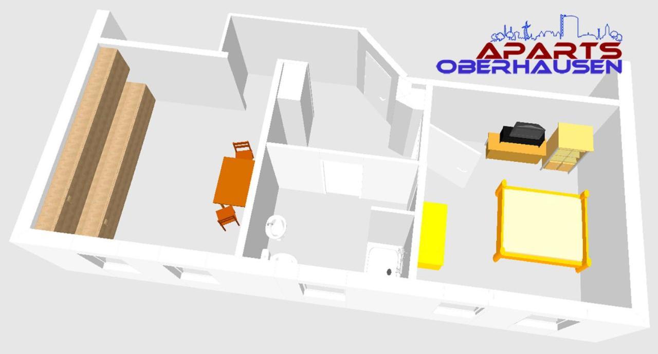 Aparts Oberhausen Oberhausen  Esterno foto