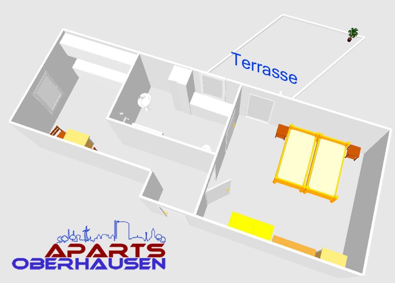 Aparts Oberhausen Oberhausen  Esterno foto
